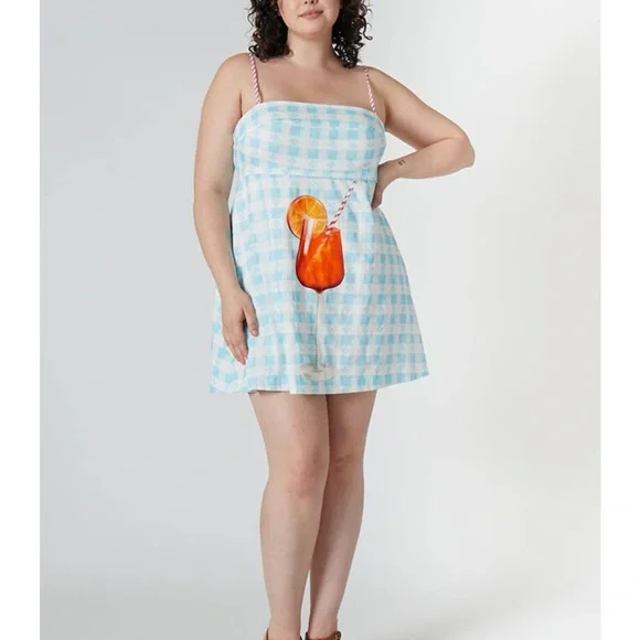 Rachel Antonoff Gwen Mini Dress in Spritz Size 4 - Picture 5 of 8